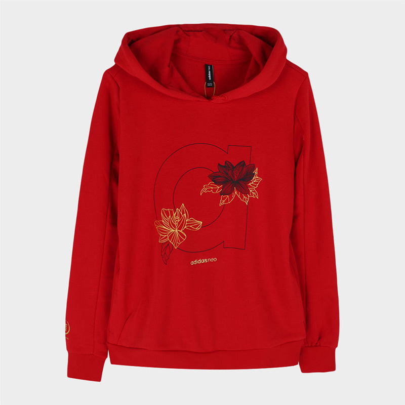 Adidas 阿迪达斯NEO女子W SWEAT HD卫衣DZ7602