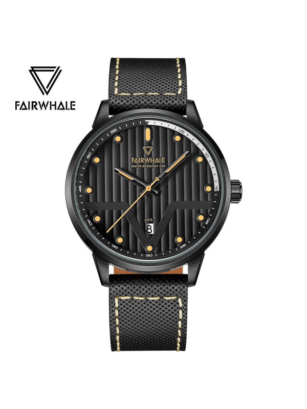 马克华菲(FAIRWHALE)夜光防水石英表时尚潮流腕表