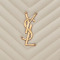 【预定】YSL/圣罗兰 VINYLE V形纹绗缝粒面压印皮革圆形相机包 17*17*5.5CM