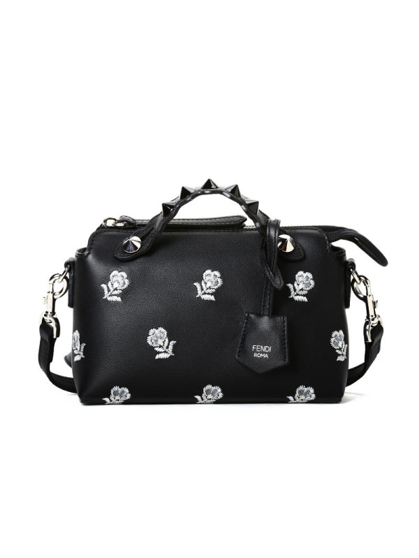 FENDI 花朵饰手提肩包 8BL135 19x13x9CM