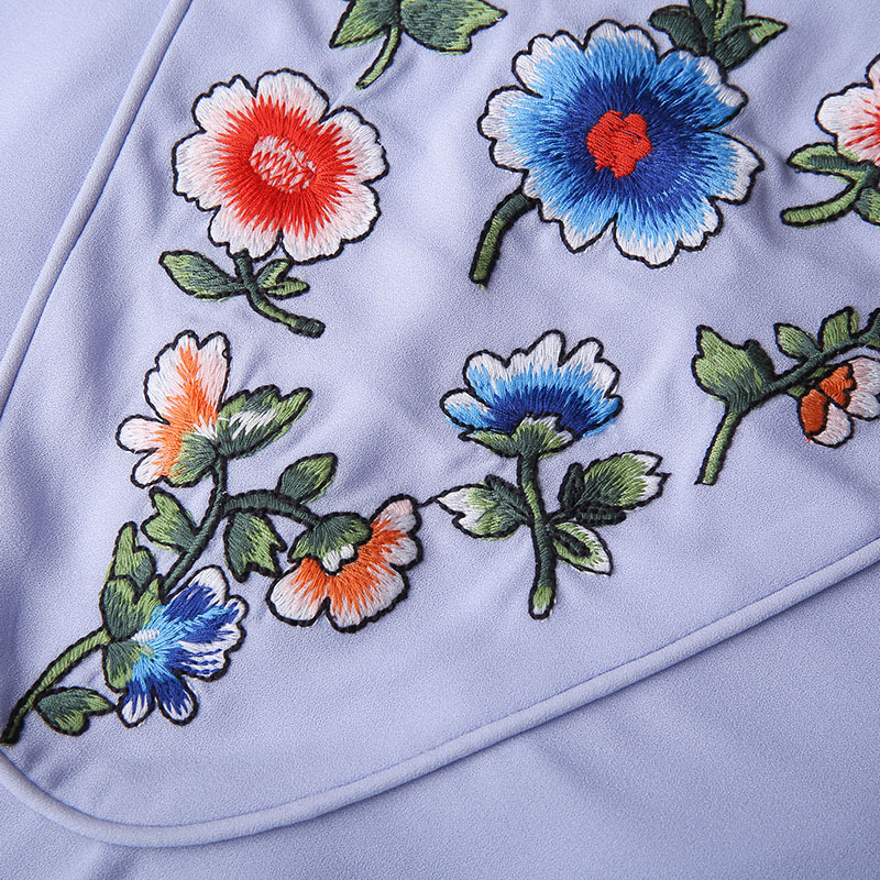 裂帛刺绣褶皱宽松连衣裙夏装新款小清新仙裙子ins超火