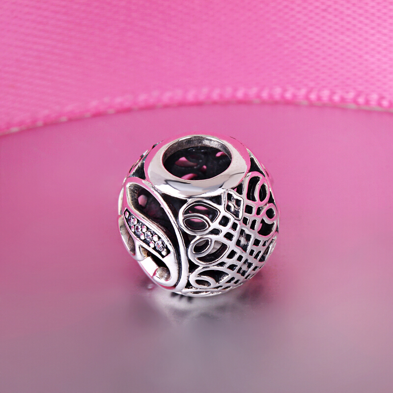 PANDORA潘多拉 复古字母Y 925银串饰-791869CZ