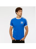 Adidas阿迪达斯Trefoilcalifornia男款T恤蓝色白色-BQ7552