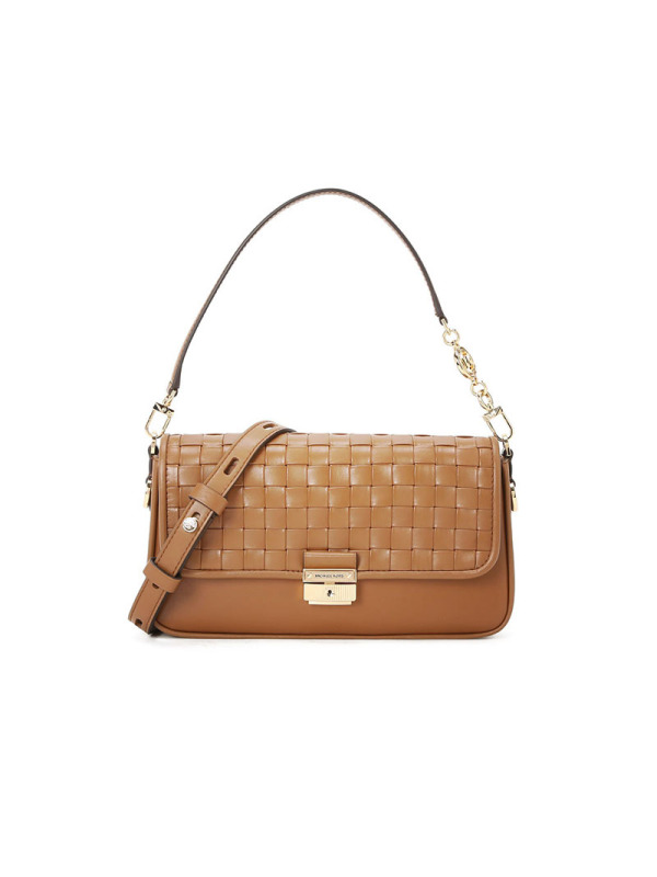 MICHAEL KORS BRADSHAW 腋下包 锁扣 编织皮 30S1G2BL1T