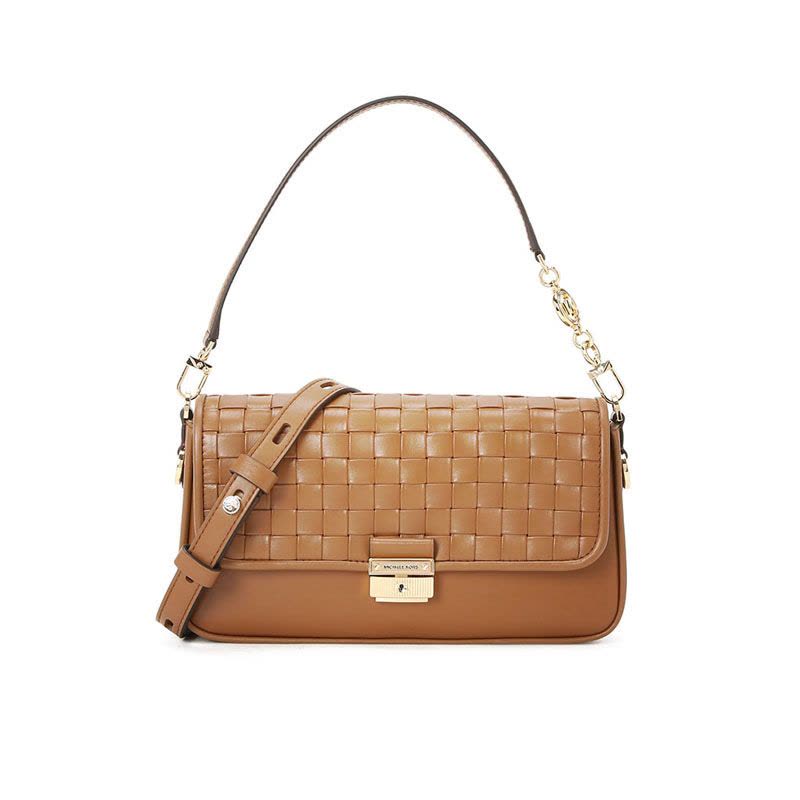 MICHAEL KORS BRADSHAW 腋下包 锁扣 编织皮 30S1G2BL1T图片