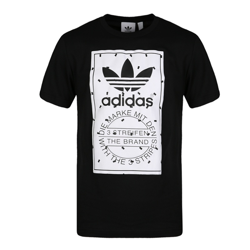 adidasoriginals阿迪三叶男子labeltee短袖t恤cz1761视频介绍_adidaso