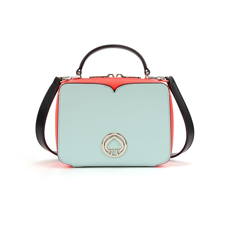 katespade凯特丝蓓专柜款女士背包时尚简约商务桃心手提包单肩斜跨包