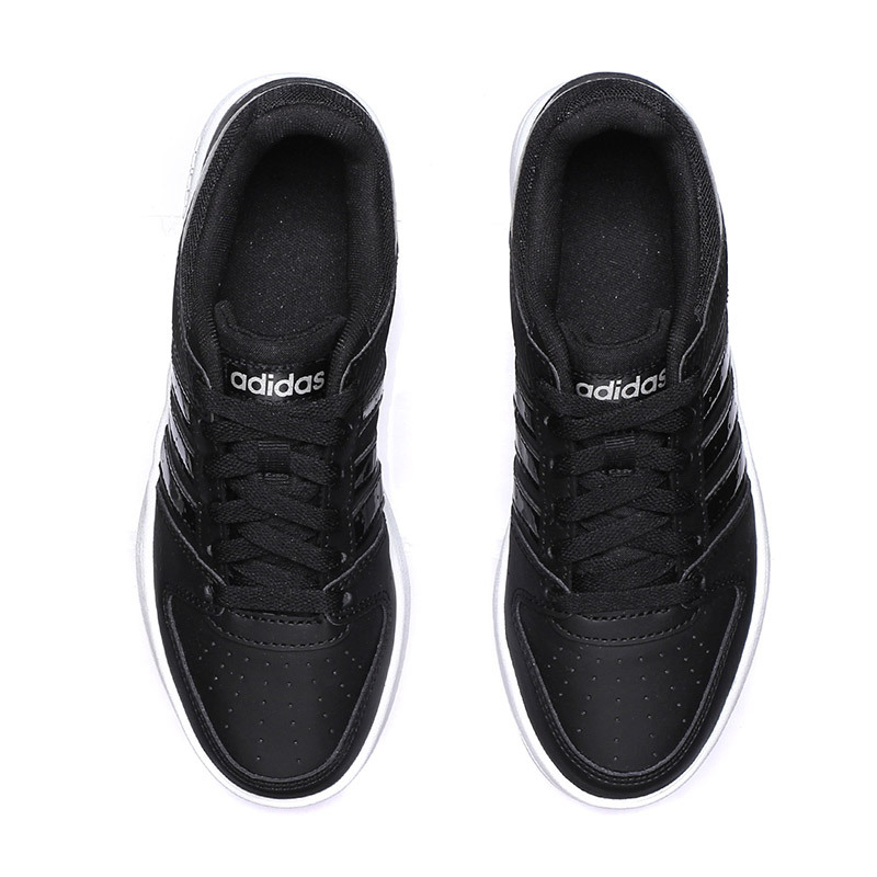 【自营】adidas阿迪达斯NEO女子板鞋休闲运动鞋DB2550 DB25501号黑色+1号黑色+暗银金属