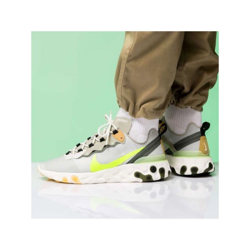 NIKE(耐克)REACT ELEMENT 55夏季男子MORDEN COMFORTBQ6166-009图片