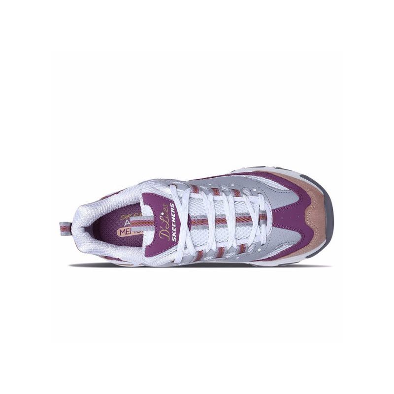 SKECHERS(斯凯奇)2019D\’LITES系列时尚绑带运动鞋春季女子休闲鞋13146-GYPK图片