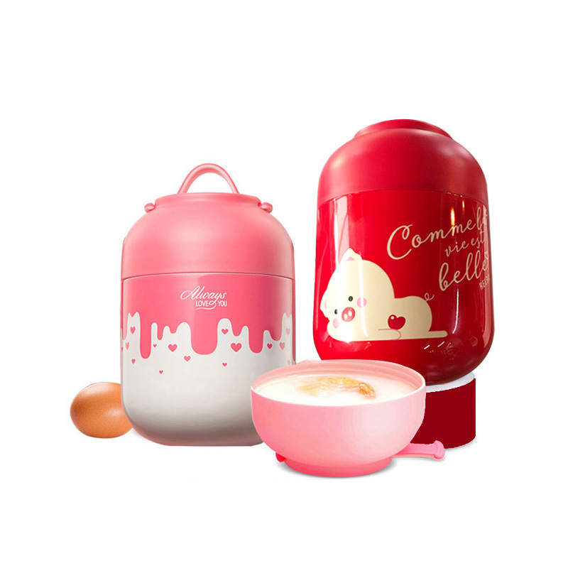 物生物(RELEA)500ml/700ml焖烧杯保温饭盒 304不锈钢保温桶 学生焖烧壶焖烧杯闷烧罐儿童便当盒
