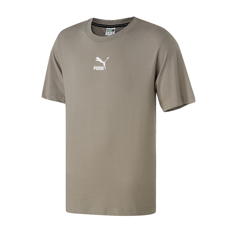 PUMA彪马男装运动服休闲服圆领小LOGO短袖T恤57950739