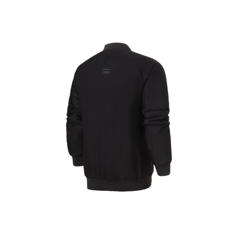 PUMA彪马羽绒服男装保暖夹棉外套运动服577656 L 57765601黑色