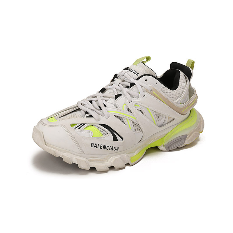 BALENCIAGA 巴黎世家 男士TRACK系列做旧风格系带休闲运动鞋老爹鞋厚底鞋脏脏鞋 542023 W1GC3