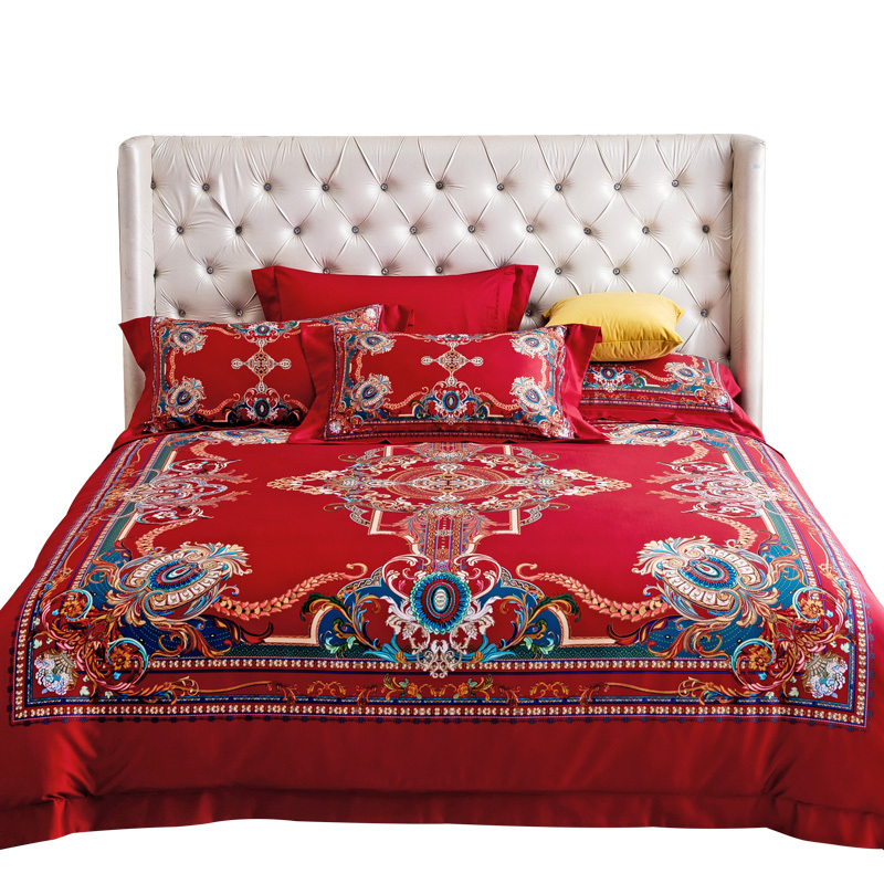 维科家纺100支长绒棉四件套1.8米床单四件套床上用品