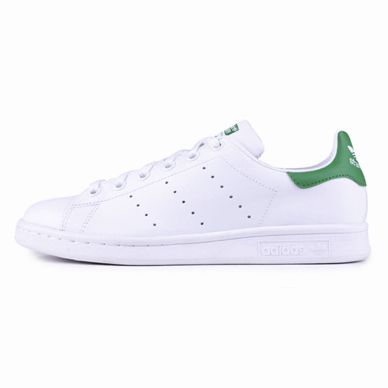 Adidas/三叶草阿迪达斯女鞋史密斯绿尾休闲鞋小白鞋M20605图片