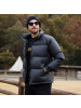 秋冬季立领男装棉服加厚男士冬装棉袄青年棉衣男士纯色连帽外套男