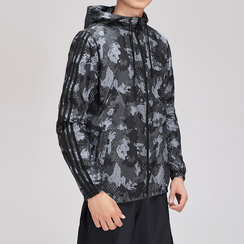 adidas阿迪达斯neo男装休闲外套加绒防风衣运动服dz7573