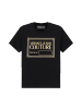 范思哲 VERSACE JEANS COUTURE 女士棉质圆领短袖T恤 72HAHT17 CJ00O