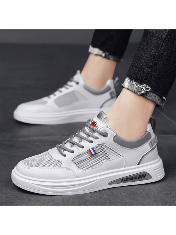 Ceba2022夏季新款韩版休闲学院风小白鞋日常单网透气低帮板鞋潮