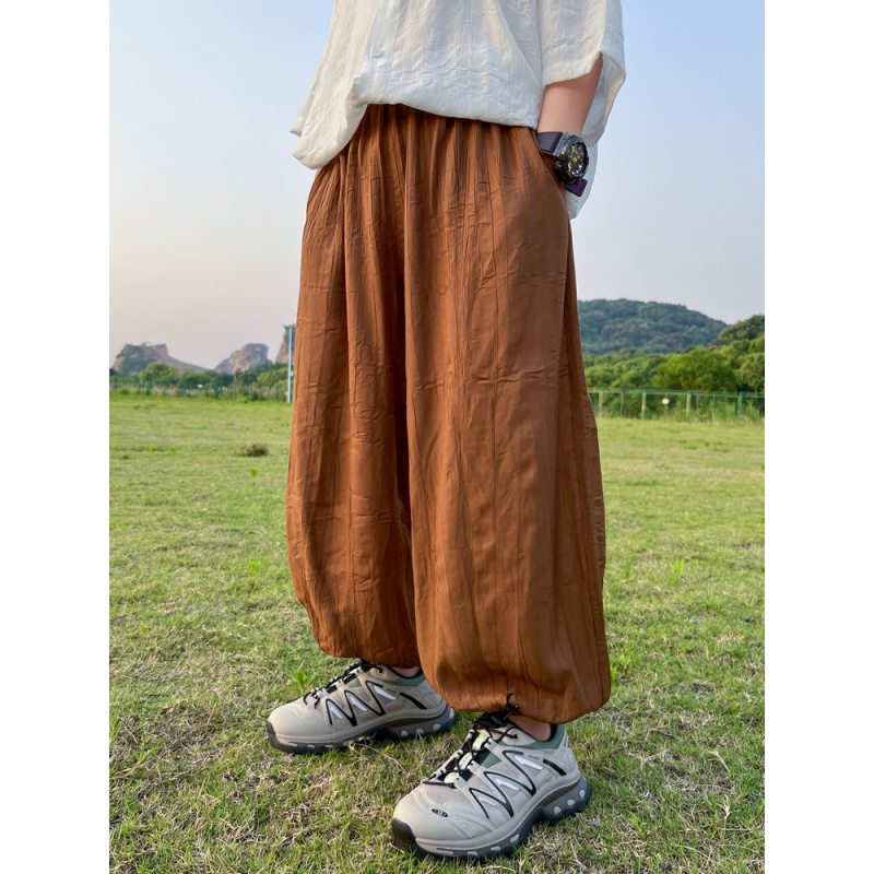 男童夏装薄款裤子2025新款防蚊裤儿童宽松夏季冰丝裤中大童长裤潮