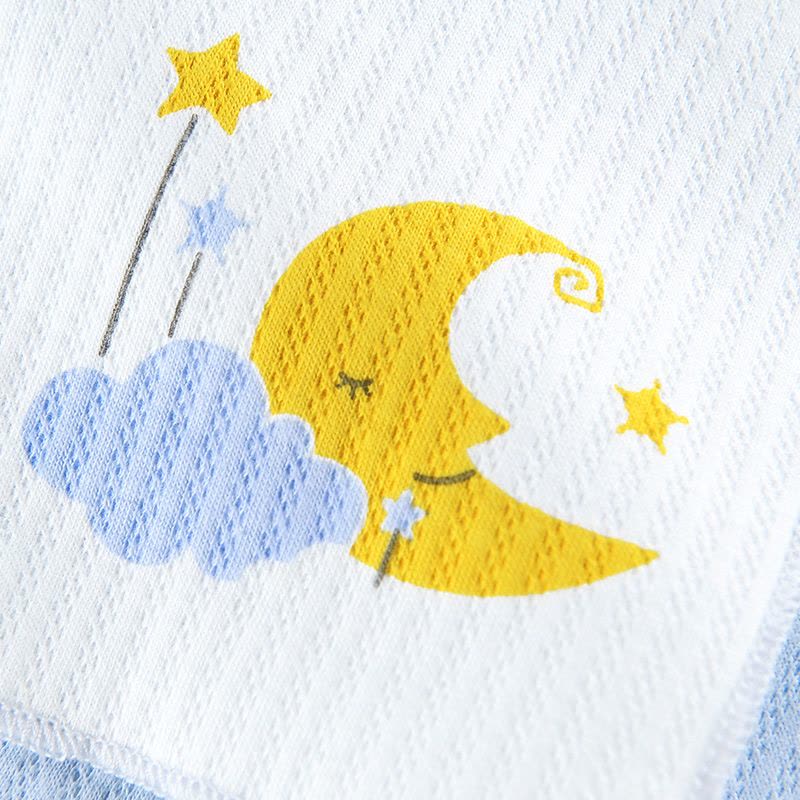 hello mika 米卡 (6条装)婴儿毛巾洗脸巾宝宝方巾口水巾图片