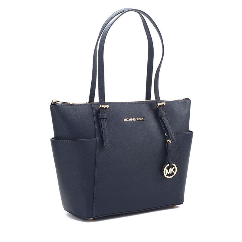 Michael Kors/迈克·科尔斯 女士双耳朵银扣托特单肩包 30F2STTT8L图片
