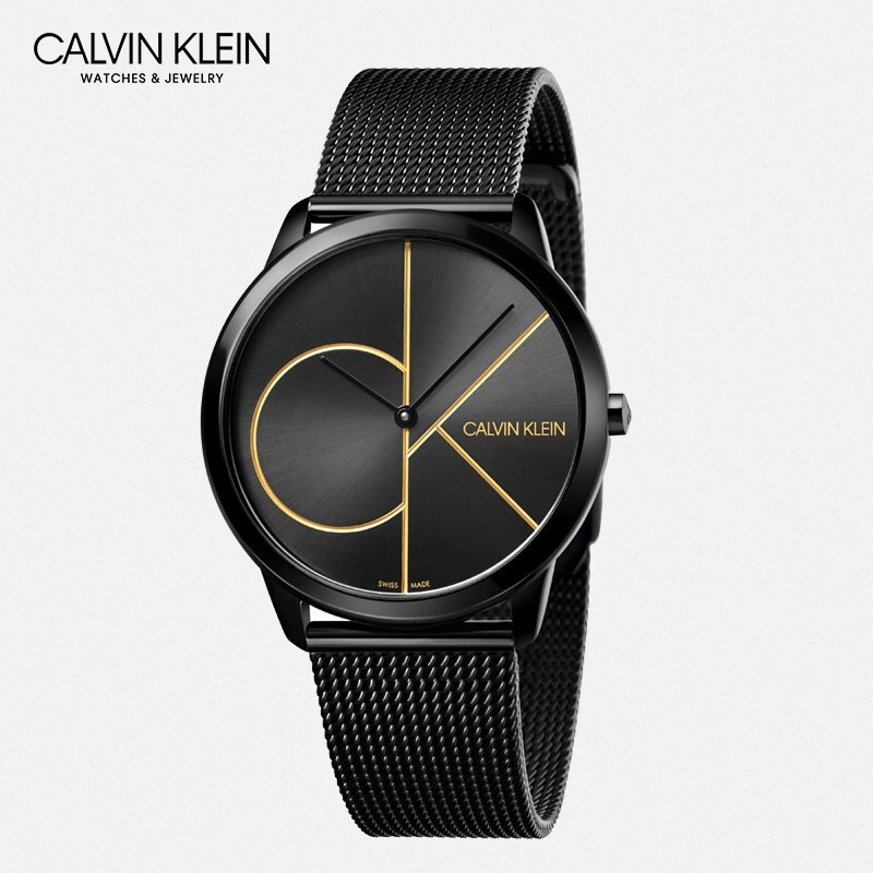 CK卡文克莱（CalvinKlein)手表Minimal系列时尚休闲商务石英男士手表K3M214X1