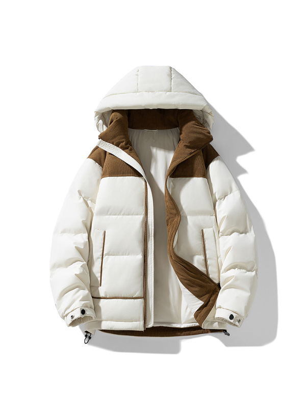 冬季新款羽绒服男士90白鸭绒青少年休闲连帽加厚保暖羽绒男装外套