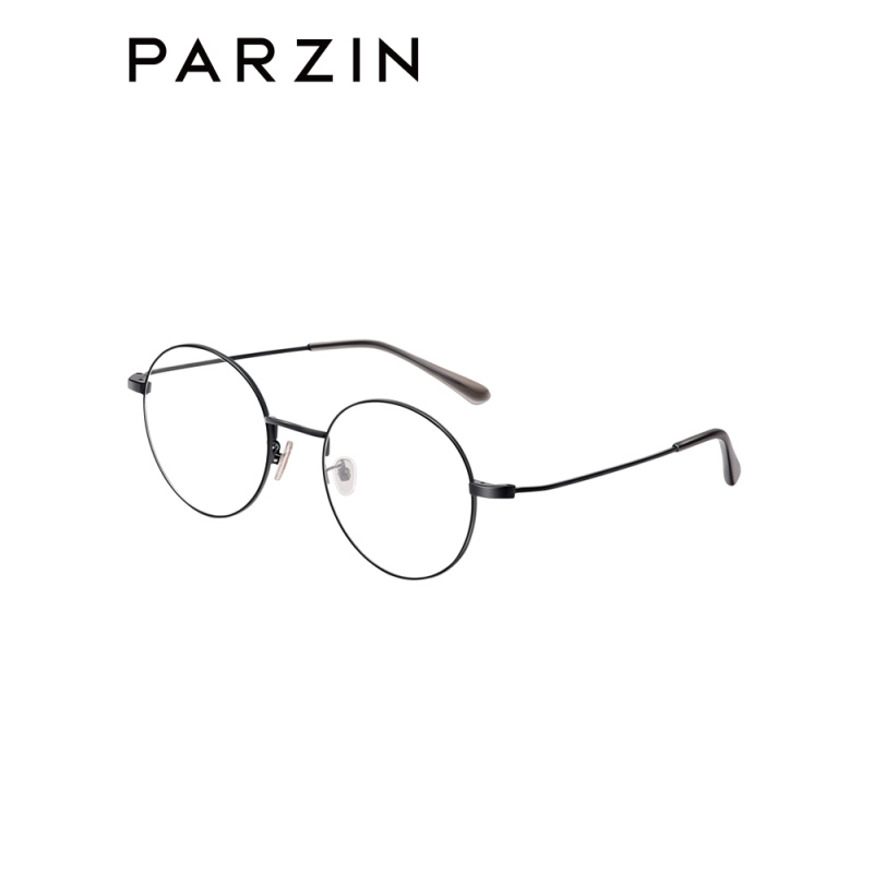 帕森（PARZIN)金属圆框眼镜架 男女复古文艺眼镜框 潮流框架 15707