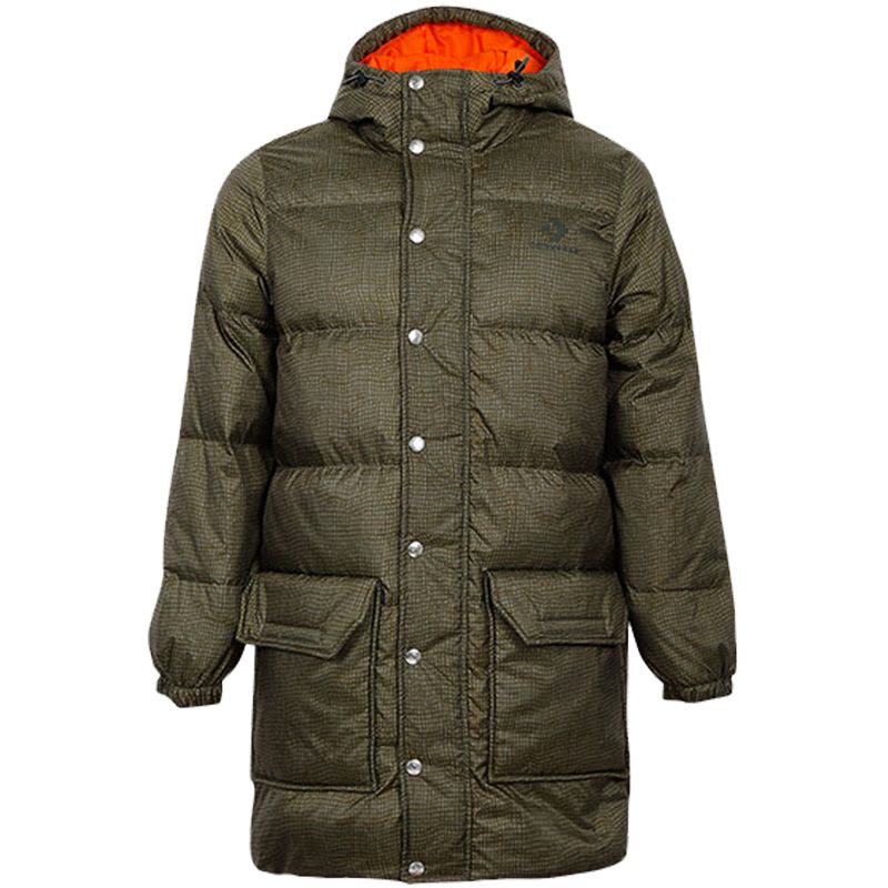 CONVERSE(匡威)Printed Long Down Puffer Jacket冬季男子羽绒服10007264-A图片