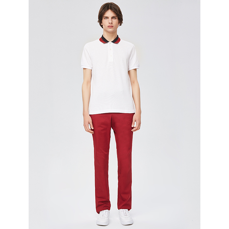 Gucci/古驰 古奇T恤男士撞色POLO衫418421