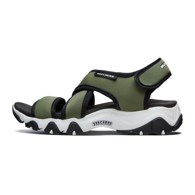 Skechers/斯凯奇女鞋夏季厚底增高熊猫凉鞋魔术贴沙滩鞋 88888341图片