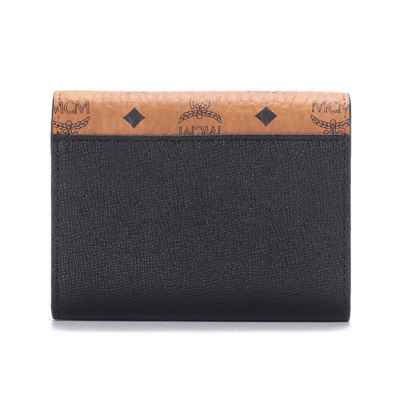MCM 奢侈品 女士 牛皮/涂层帆布短款钱包钱夹 MYSAALM01