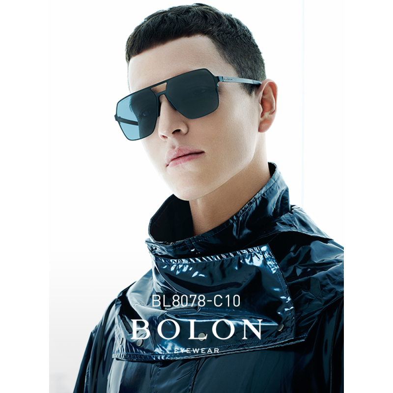 bolon暴龙眼镜2021偏光太阳镜质感铝镁男士金属墨镜bl8078视频