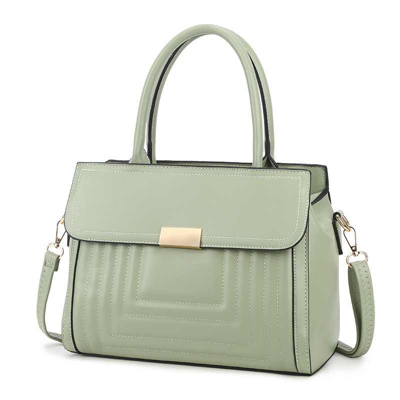 广州包新款女士手提包车缝线简约时尚女包潮流单肩斜挎包包bags视频