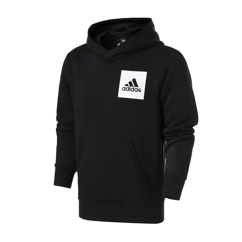 【自营】adidas男服卫衣连帽套头衫休闲运动服S98769 L S98769黑色