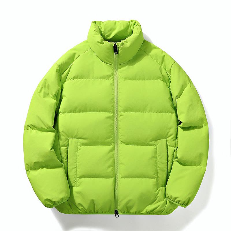 羽绒服男秋冬季新款潮流宽松白鸭绒保暖立领港风情侣百搭时尚外套图片