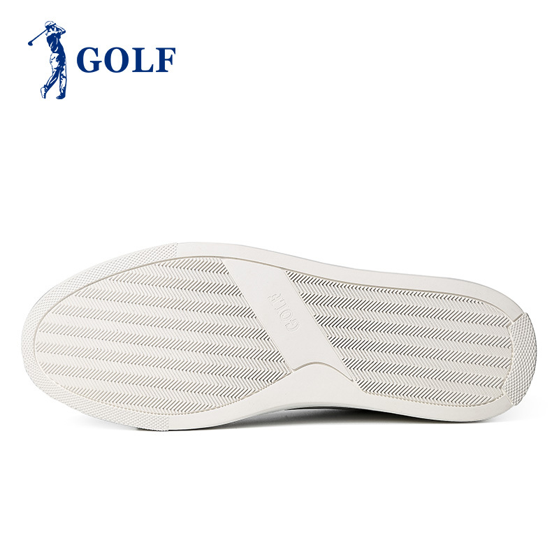 GOLF男鞋板鞋男春季拼色日常韩版潮流鞋子时尚百搭低帮真皮休闲鞋