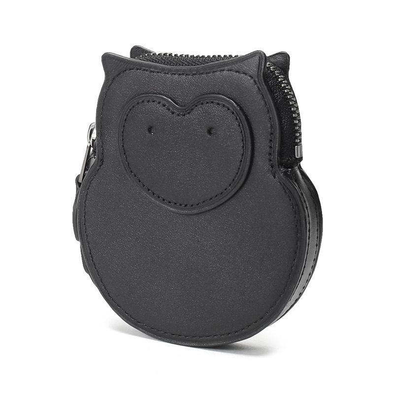 coach蔻驰奢侈品女士皮革猫头鹰造型零钱包38943