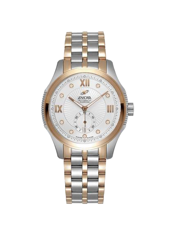 英纳格enicar英雄系列时尚简约休闲商务钢带自动机械男士手表3160503