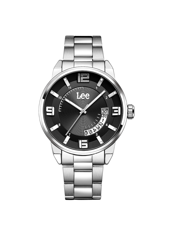 lee手表欧美新款时尚潮流表防水10毫米石英表男lefm85本色钢带黑面