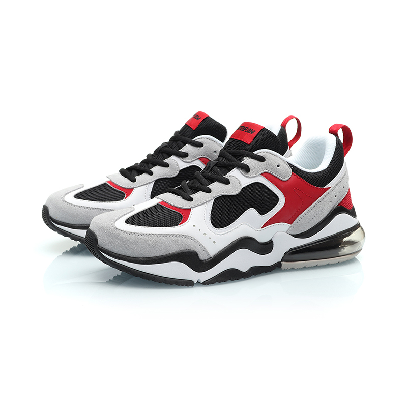 李宁休闲鞋男鞋半掌气垫时尚经典减震情侣鞋低帮运动鞋男