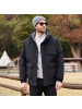 羽绒服男士冬季新款时尚大口袋连帽防寒加厚保暖时尚潮流外套男装