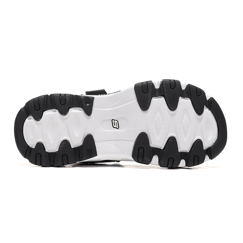 【自营】Skechers斯凯奇女凉鞋D‘lites时尚一字扣熊猫鞋88888181