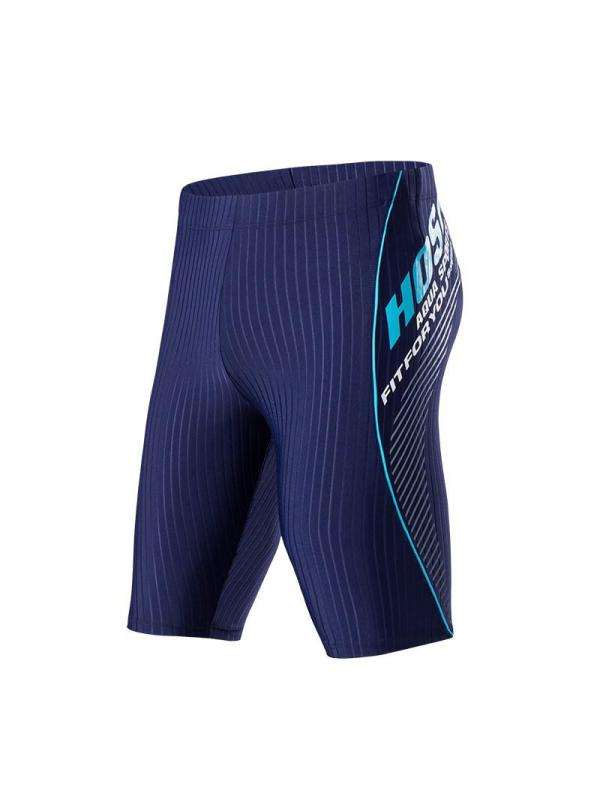 hosa浩沙泳裤男防尴尬男士泳衣五分裤快干游泳裤专业2020春夏新款