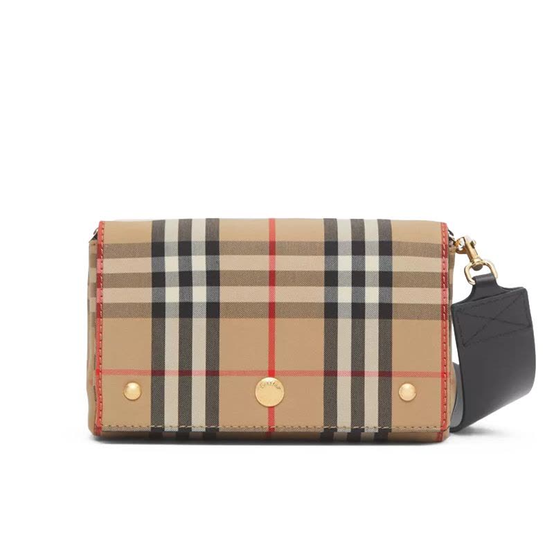 预售BURBERRY Vintage 格纹斜背包 小号图片