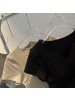 夏季ins潮奶茶色短款露脐健身运动T恤带胸垫瑜伽短袖上衣修身短袖