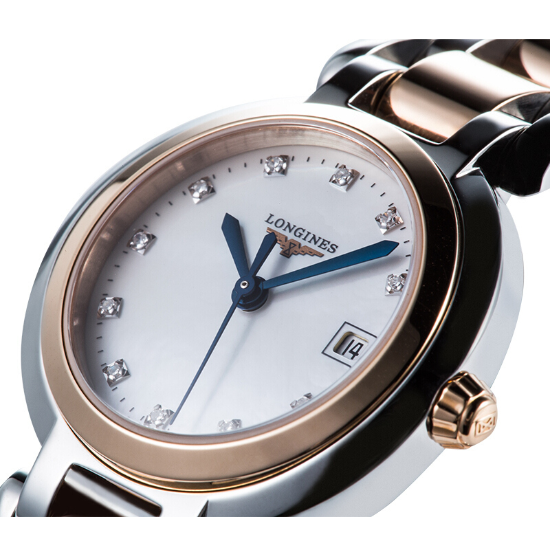 浪琴longines瑞士手表心月系列石英女表