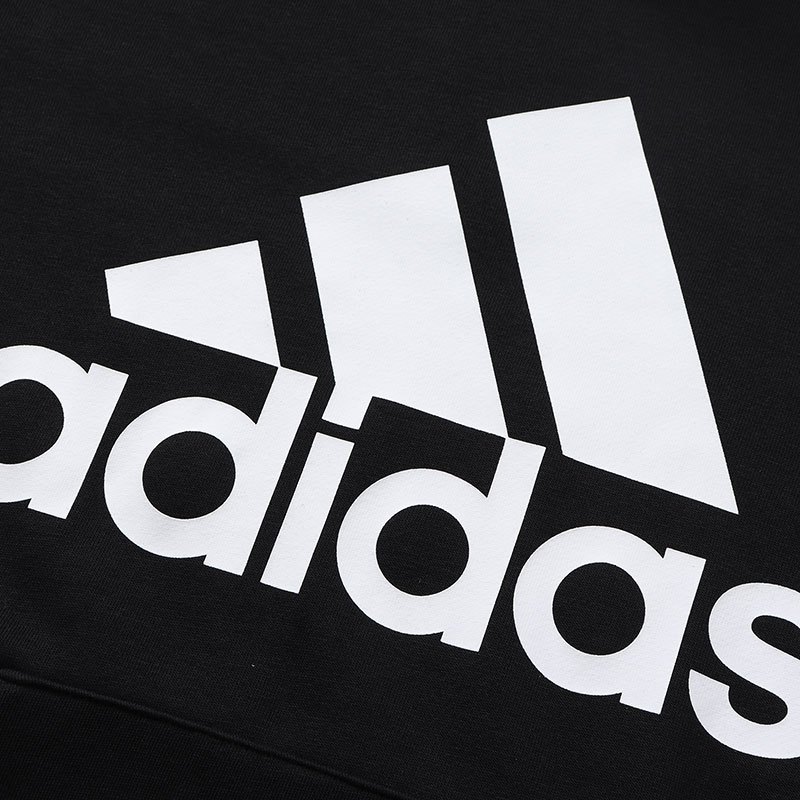 【自营】adidas男服卫衣连帽套头衫休闲针织运动服DQ1461 L DQ1461黑色